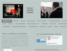 Tablet Screenshot of kristusjesus.dk